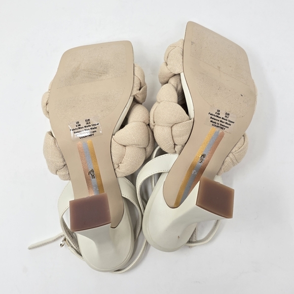 New Sam Edelman Courney Fabric Braided Strap Sandal 8.5 - Picture 12 of 15